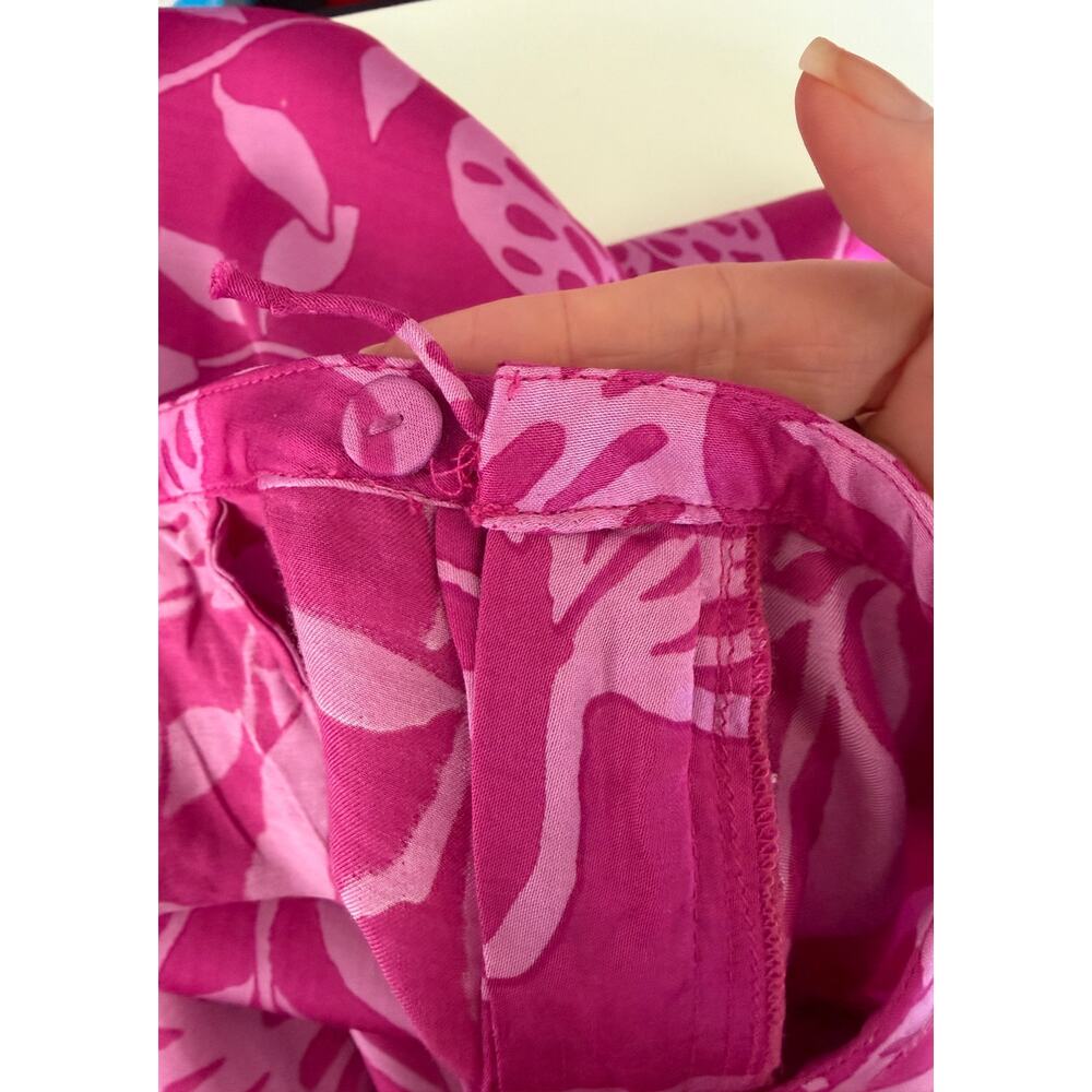 Poupette St Barth Pink Pants Womens S Wide Leg - Picture 8 of 16
